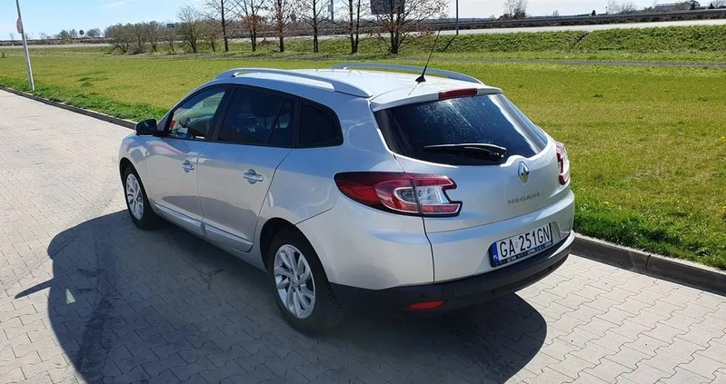 Renault Megane cena 35000 przebieg: 137000, rok produkcji 2015 z Gdynia małe 137